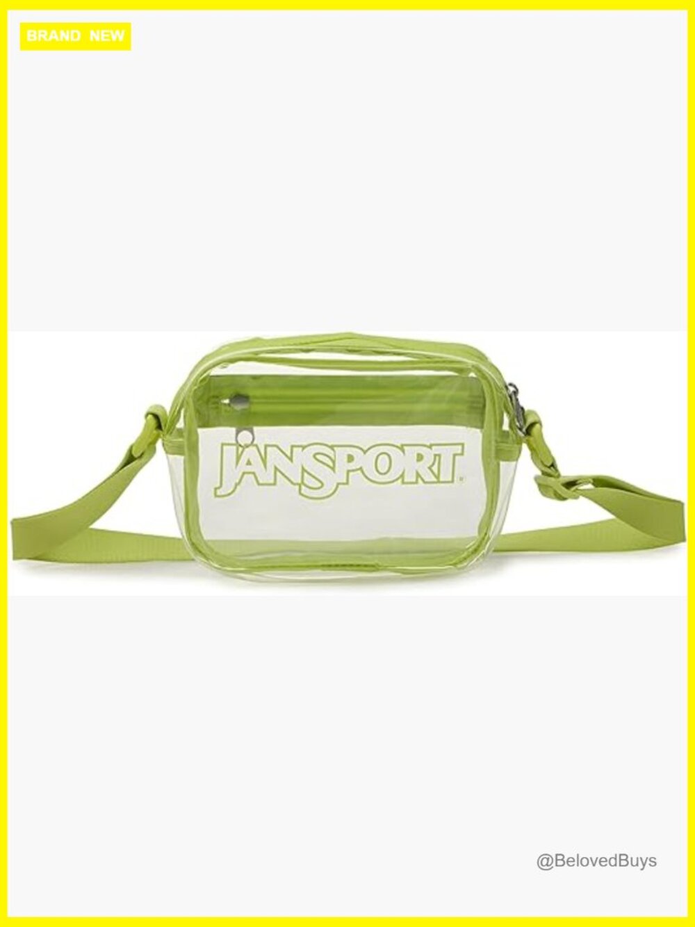 Clear Crossbody Bag For Travel, Concerts & Daily Use, Lightweight & Waterproof